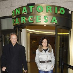 Paco Lobatón e Isabel Gemio en el último adiós a Miliki