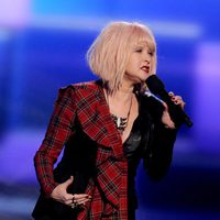 Cindy Lauper en la ceremonia de los premios American Music Awards 2012