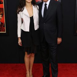 Olga Kurylenko y Danny Huston en el estreno de 'Hitchcock' en Nueva York