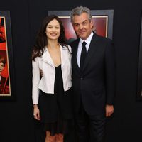 Olga Kurylenko y Danny Huston en el estreno de 'Hitchcock' en Nueva York