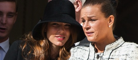 Carlota Casiraghi y la Princesa Estefanía en el Día Nacional de Mónaco 2012