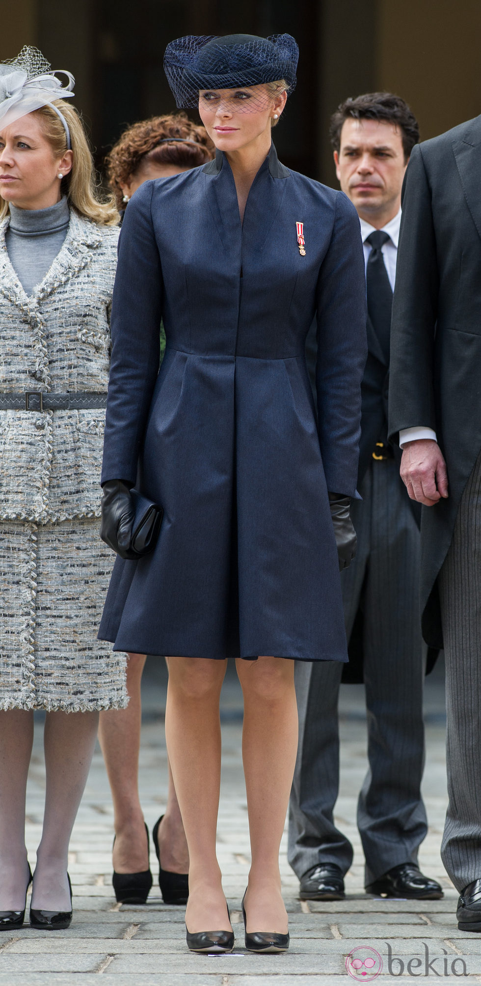 La Princesa Charlene de Mónaco en el Día Nacional de Mónaco 2012