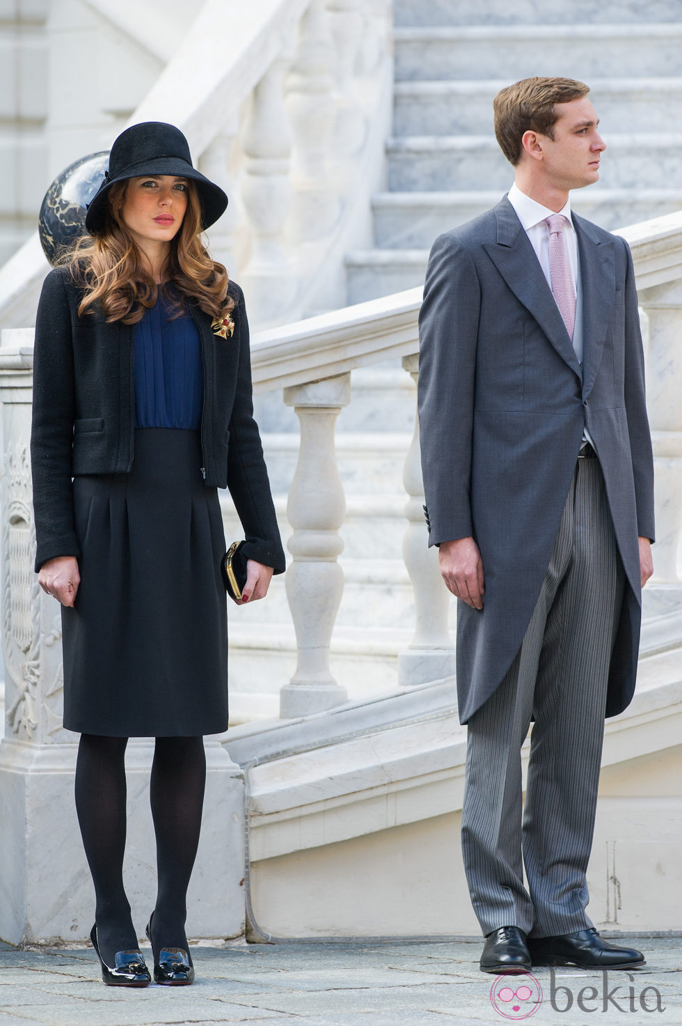 Carlota Casiraghi y Pierre Casiraghi en el Día Nacional de Mónaco 2012