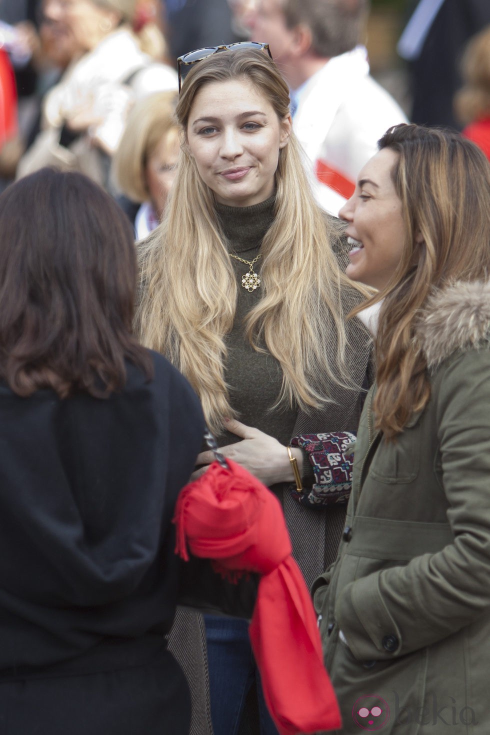 Beatrice Borromeo celebra en la calle el Día Nacional de Mónaco 2012