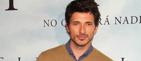 Andrés Velencoso en el photocall de 'Fin' en Madrid