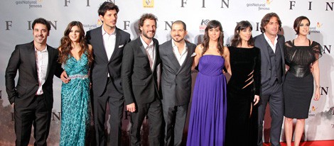 Todo el elenco de 'Fin' en la première en Madrid