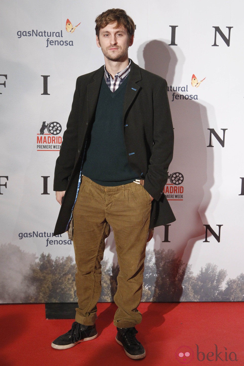 Raúl Arévalo en el estreno de 'Fin' en Madrid