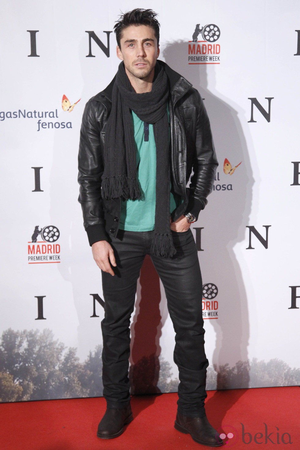 Rubén Sanz en el estreno de 'Fin' en Madrid