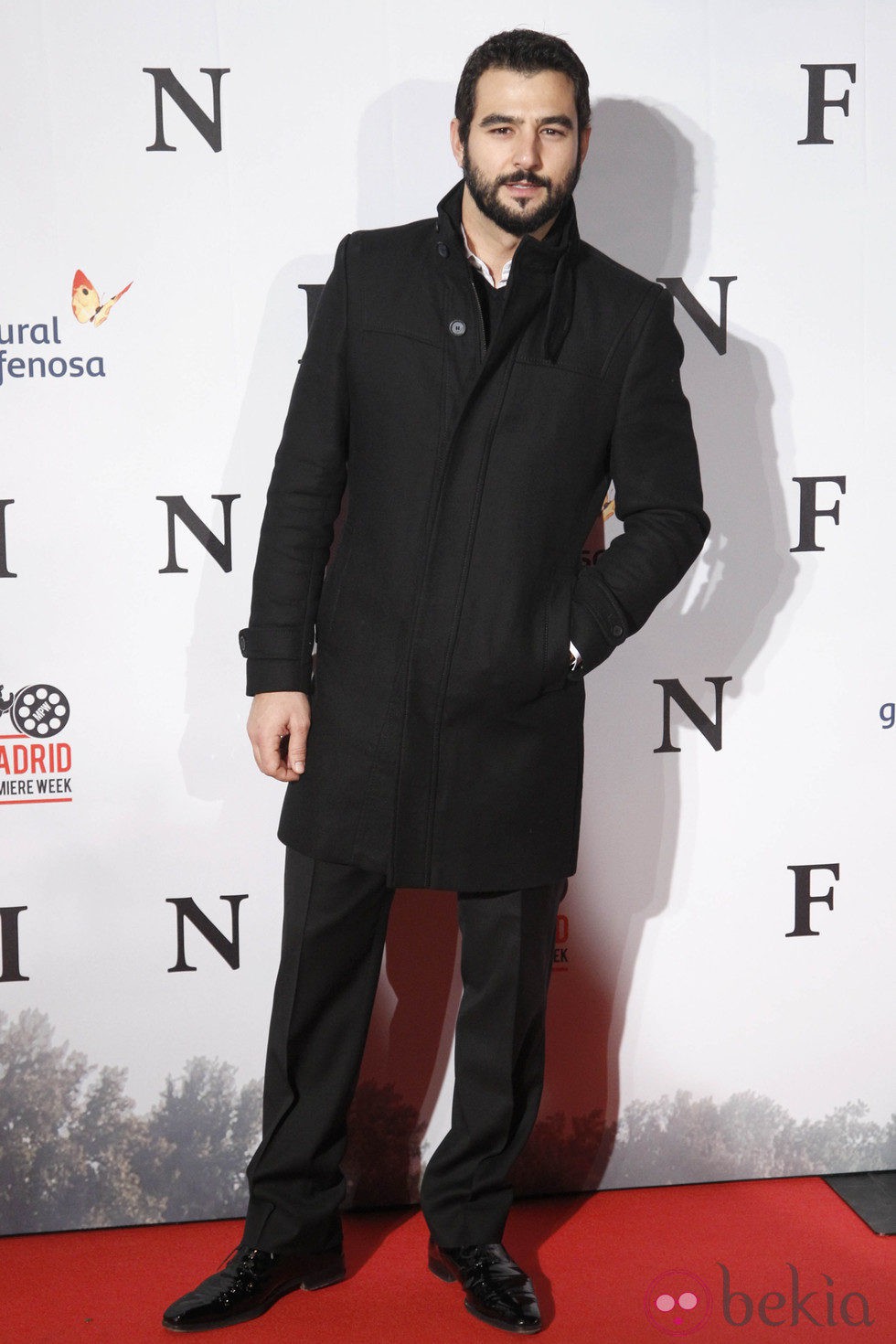 Antonio Velázquez en el estreno de 'Fin' en Madrid