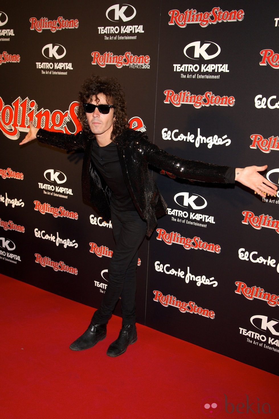 Rubén Pozo en los Premios Rolling Stone 2012