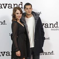 Andrea Duro y Joel Bosqued en la apertura de una tienda Lavand en Madrid