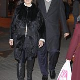 Carmen Martínez-Bordiú y José Campos en el funeral de Federico Trenor