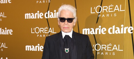 Karl Lagerfeld en los Premios Prix de la Moda de Marie Claire 2012