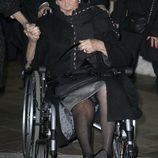 Rita Álvarez en el funeral de Miliki