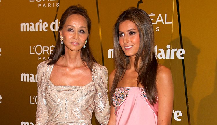 Ana Boyer e Isabel Preysler en los Premios Prix de la Moda de Marie Claire 2012