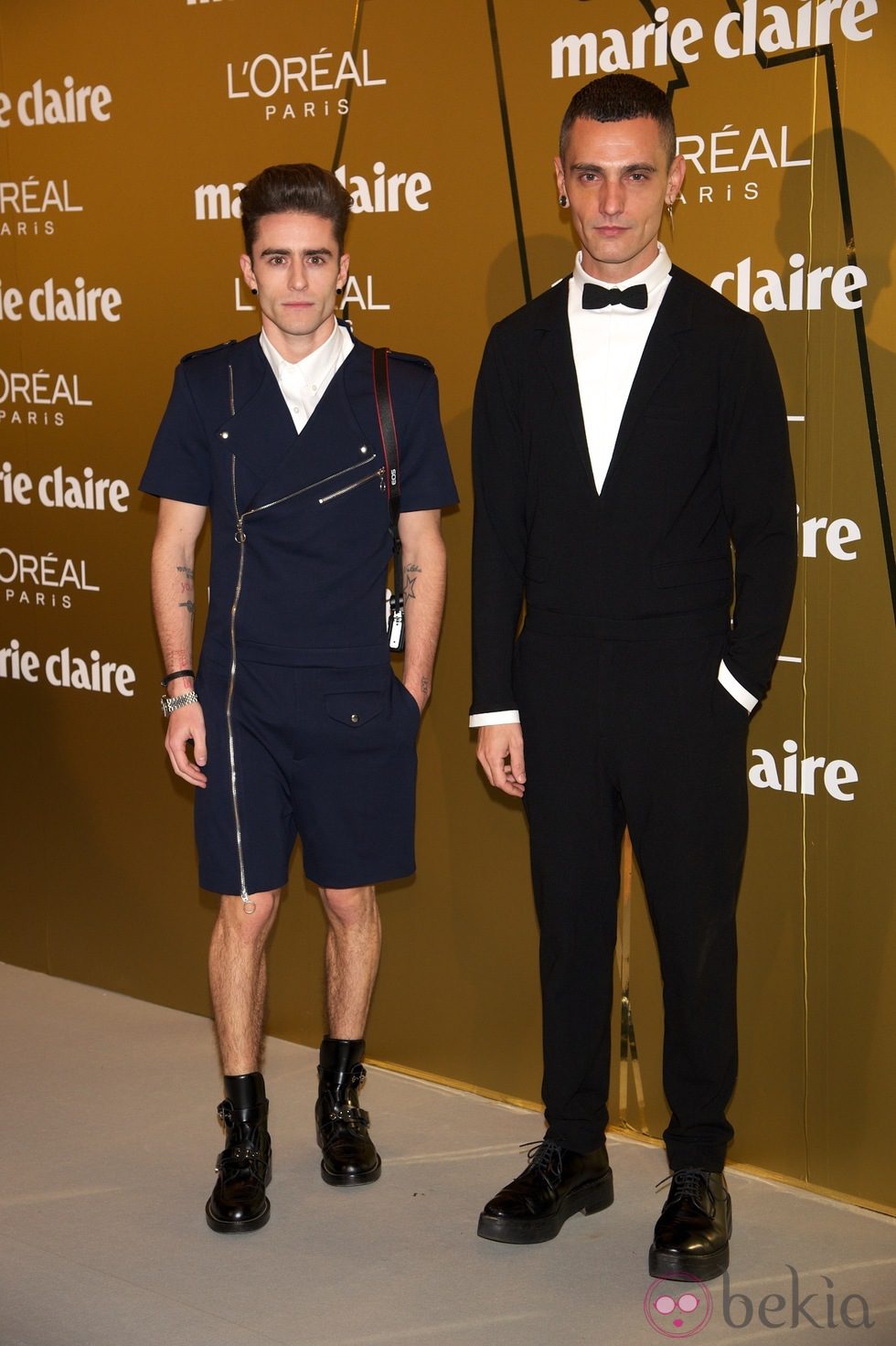 David Delfín y Pelayo Díaz en los Premios Prix de la Moda de Marie Claire 2012