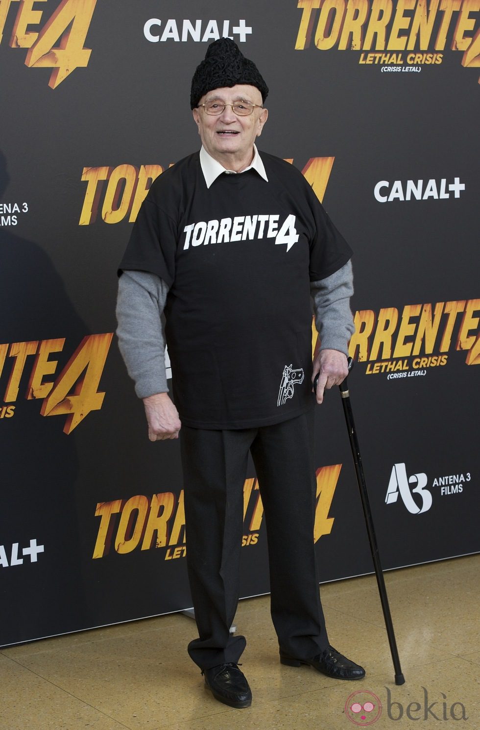 Tony Leblanc en la première de 'Torrente 4'