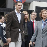 Iñaki Urdangarín, la Infanta Cristina y la Reina Sofía visitan al Rey Juan Carlos en el hospital