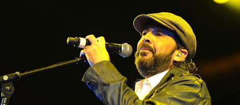 Juan Luis Guerra durante el concierto a favor de las víctimas de Sandy en Nueva York