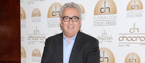 Leo Harlem en la presentación del catálogo benéfico de Chocrón 2013