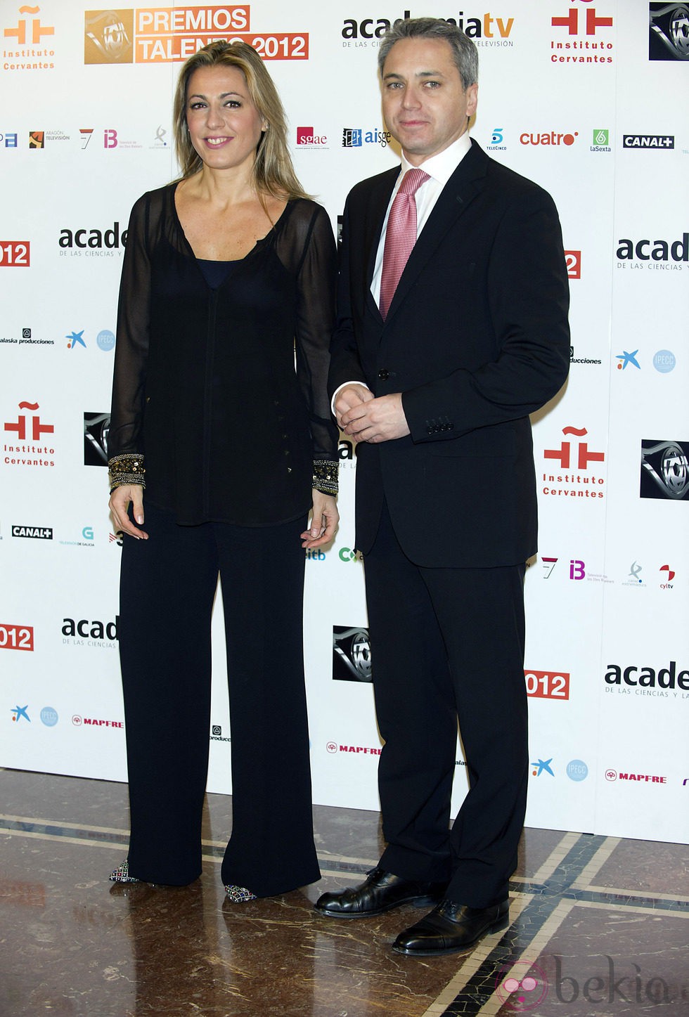 Vicente Vallés en la entrega de los Premios Talento 2012