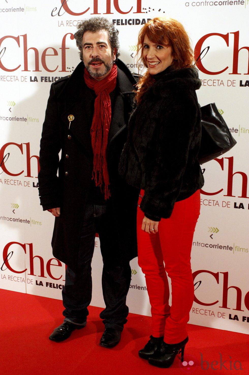 Agustín Jiménez en el estreno de 'El Chef, la receta de la felicidad'