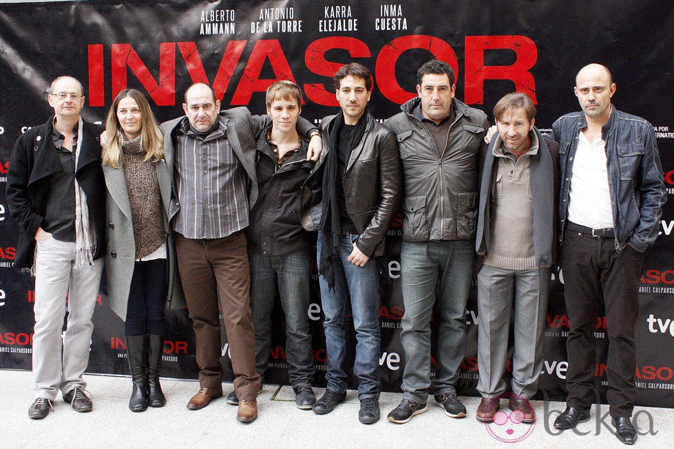 El reparto de 'Invasor' presenta la película en Madrid