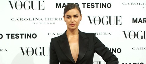 Irina Shayk en la presentación del número de diciembre 2012 de Vogue España