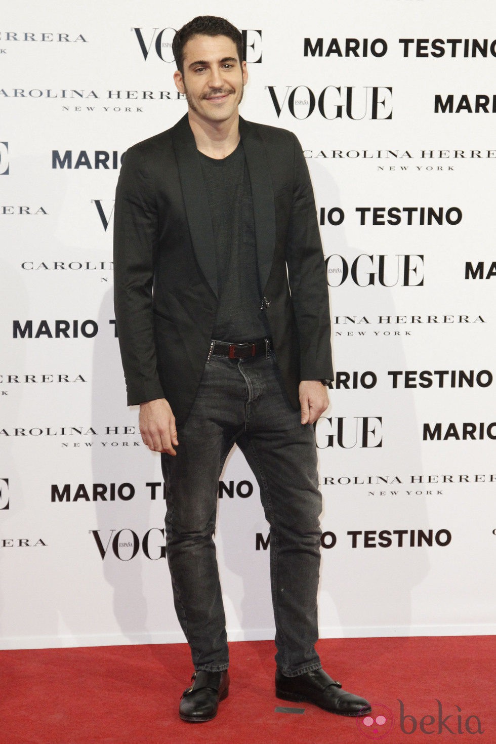 Miguel Ángel Silvestre en la presentación del número de diciembre 2012 de Vogue España