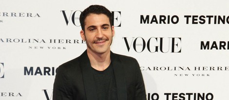 Miguel Ángel Silvestre en la presentación del número de diciembre 2012 de Vogue España