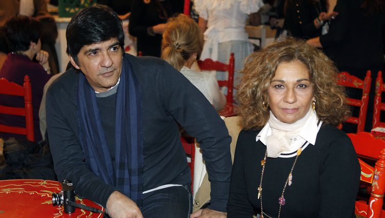 Lolita y Pablo Durán en el homenaje a Antonio Flores en el Rastrillo 2012