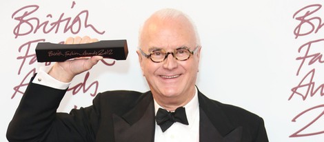 Manolo Blahnik en los British Fashion Awards 2012