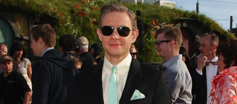 Martin Freeman en el estreno de 'El Hobbit: Un viaje inesperado' en Nueva Zelanda