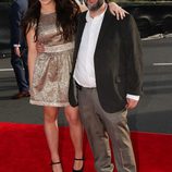 Peter Jackson y su hija Katie en el estreno de 'El Hobbit: Un viaje inesperado' en Nueva Zelanda