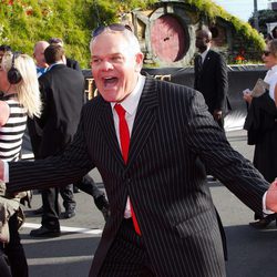 Mark Hadlow en la premiere de 'El Hobbit: Un viaje inesperado' en Nueva Zelanda