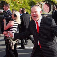 Mark Hadlow en la premiere de 'El Hobbit: Un viaje inesperado' en Nueva Zelanda