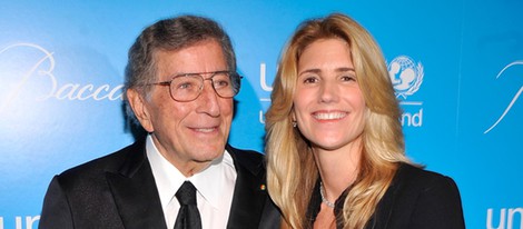 Tony Bennett y su mujer Susan en la Unicef SnowFlake Ball 2012