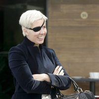 María de Villota con el parche en el ojo derecho 