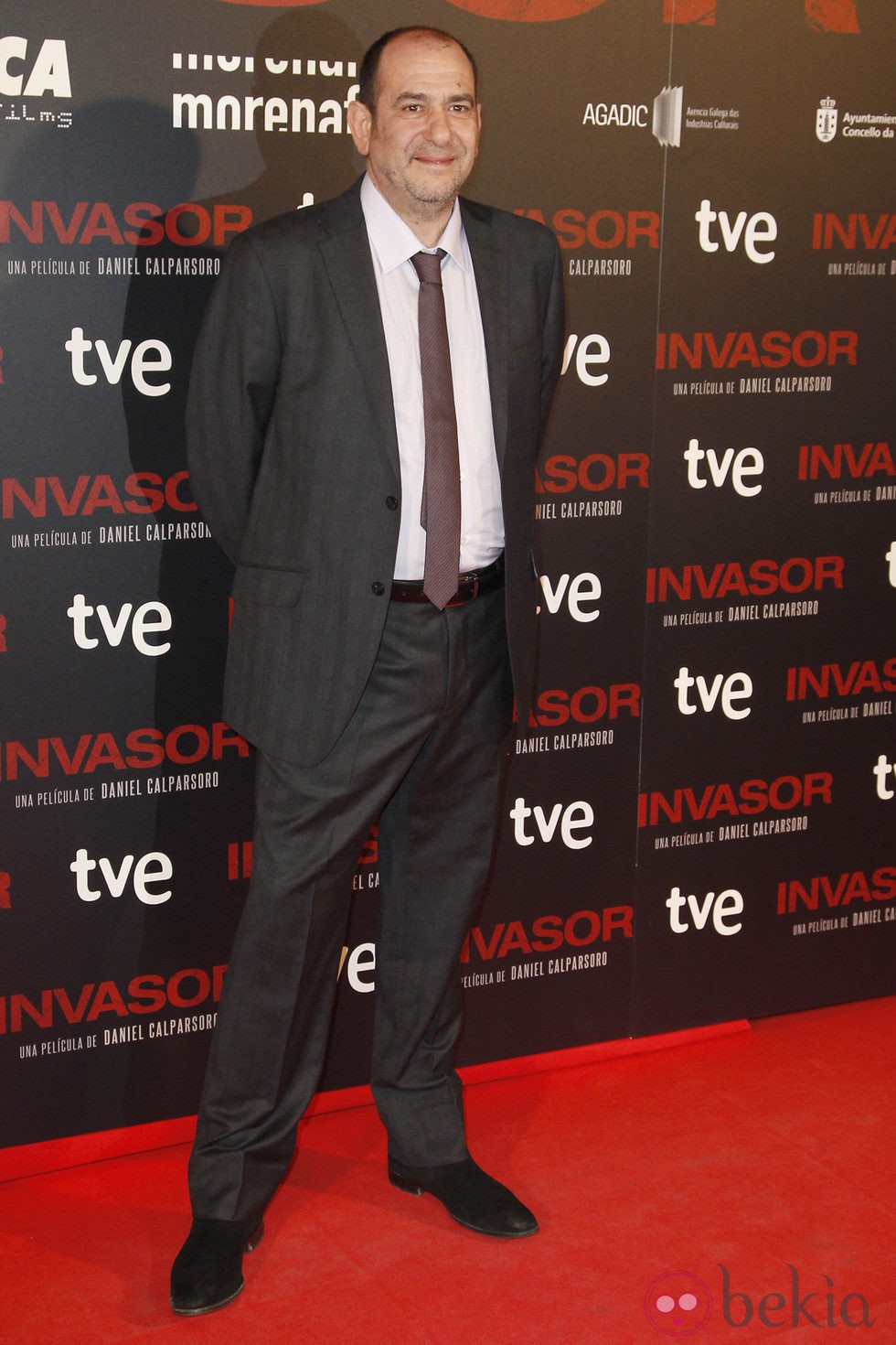 Karra Elejalde en el estreno de 'Invasor' en Madrid