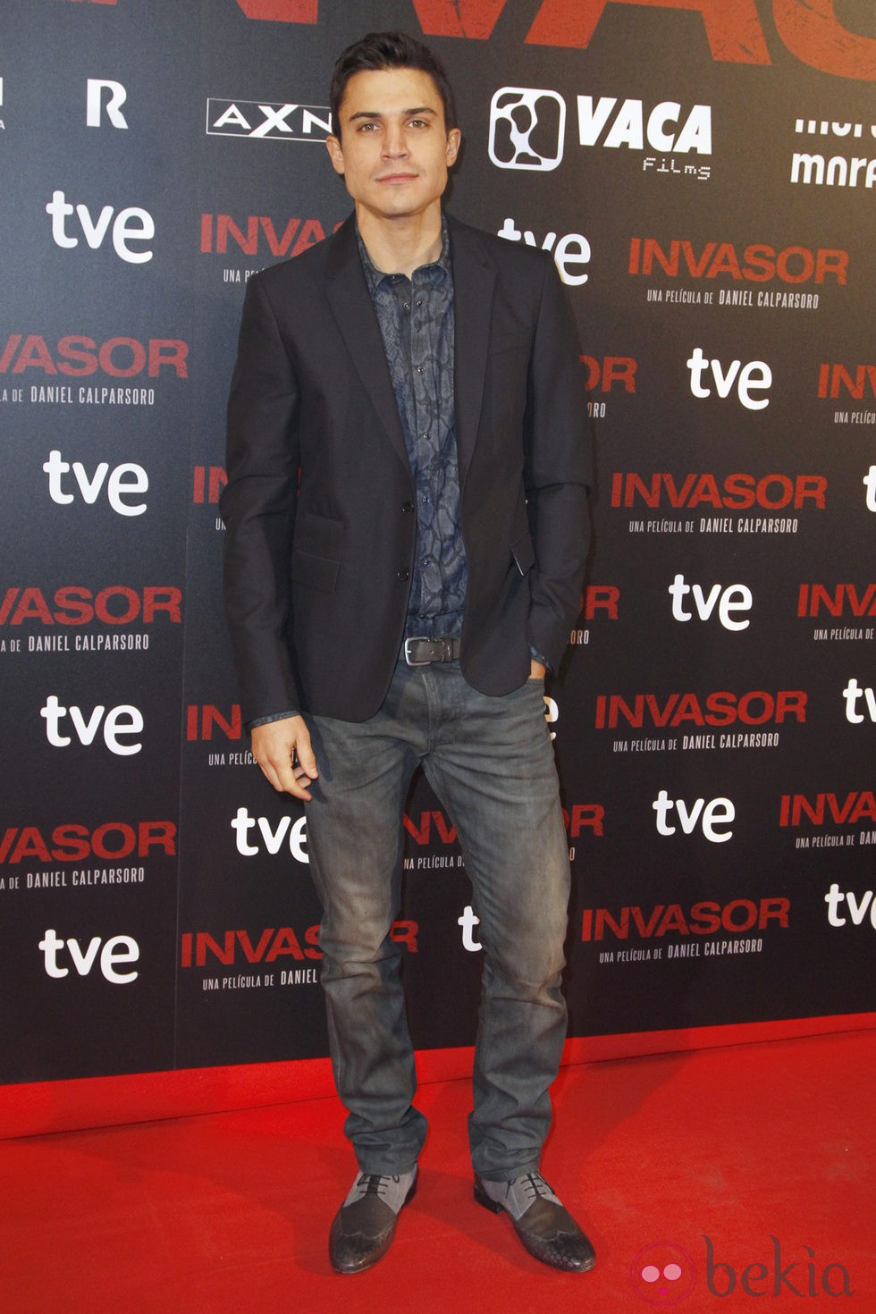 Álex González en el estreno de 'Invasor' en Madrid