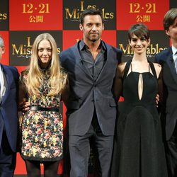 Amanda Seyfried, Hugh Jackman, Anne Hathaway y Tom Hooper presentan 'Los Miserables' en Tokio