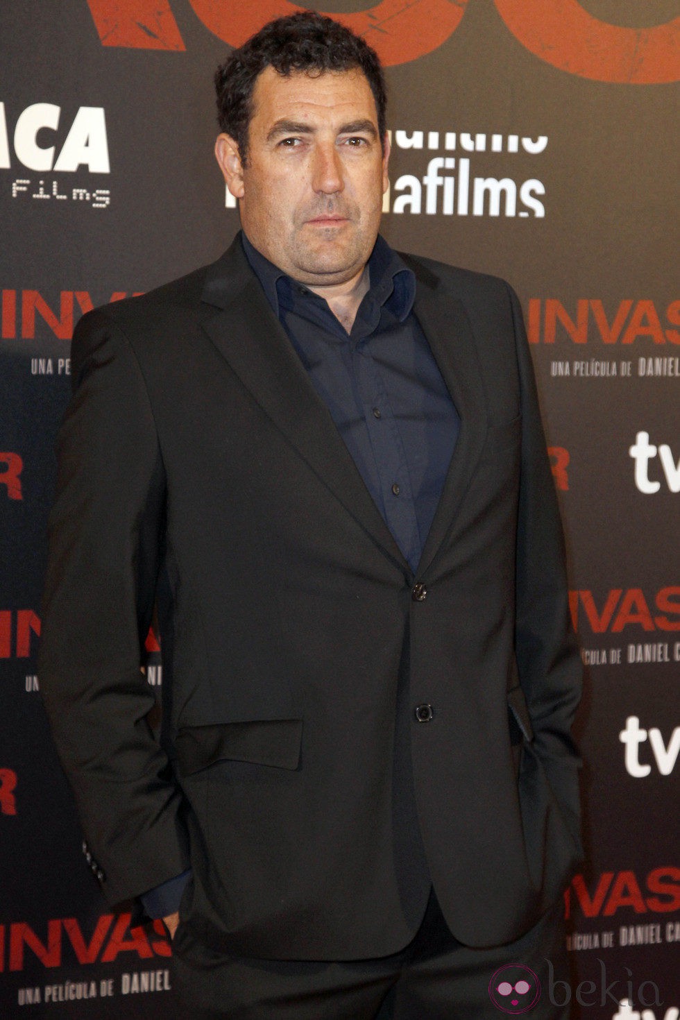 Daniel Calparsoro en el estreno de 'Invasor' en Madrid