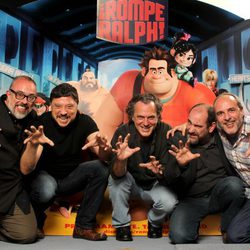 Grabación del doblaje de ¡Rompe Ralph!