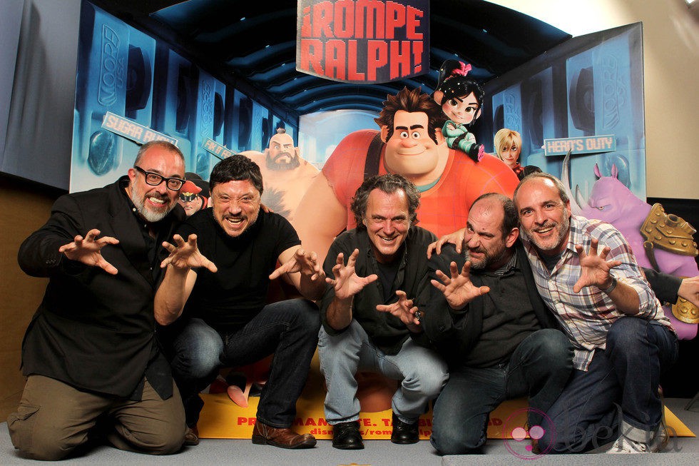 Grabación del doblaje de ¡Rompe Ralph!