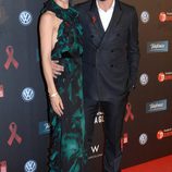 Raquel Sánchez Silva y Mario Biondo en la gala contra el Sida 2012 de Barcelona