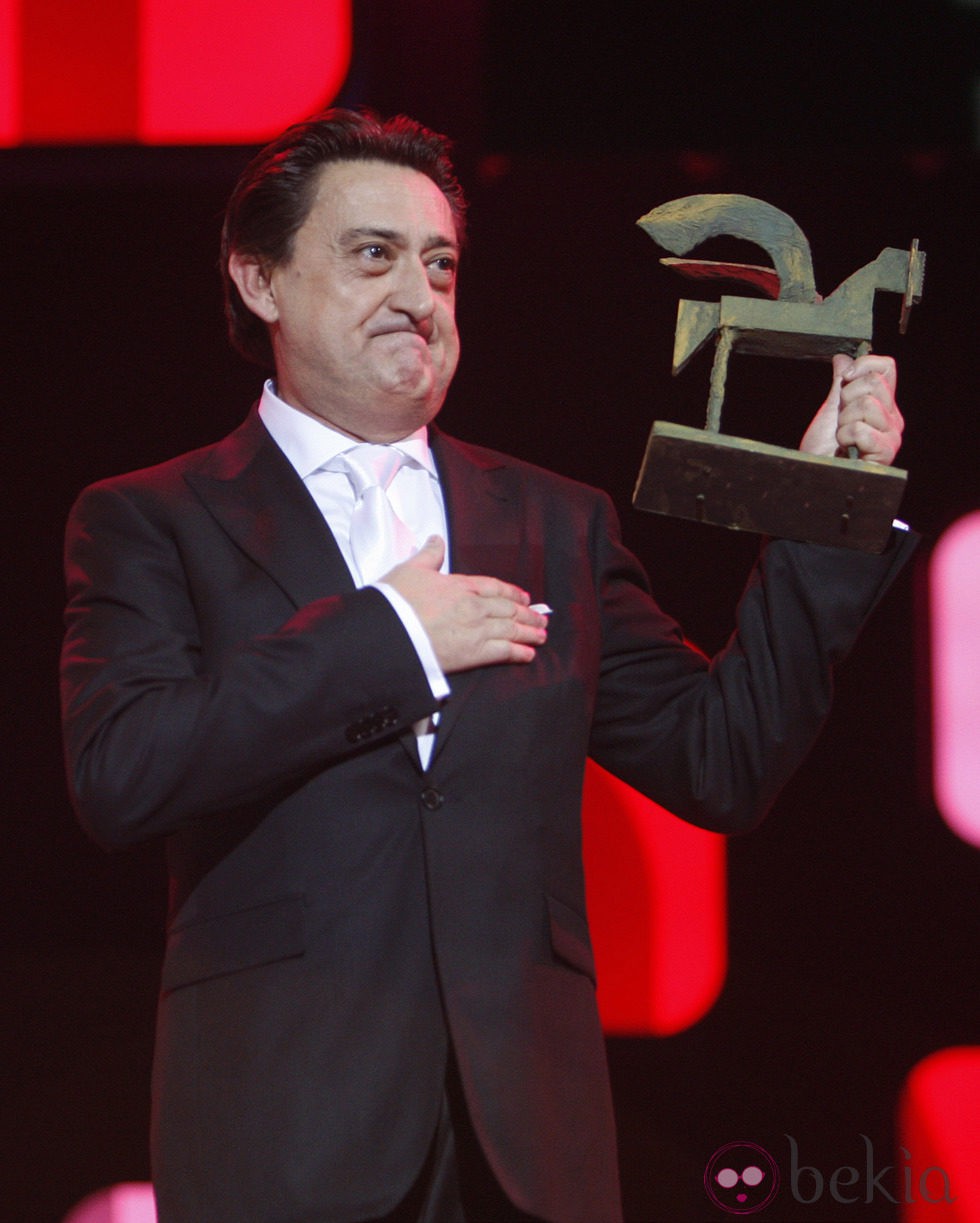 Mariano Peña recoge su galardón en los Premios Ondas 2012