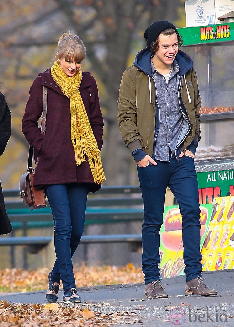 Harry Styles se divierte con Taylor Swift en un romántico paseo