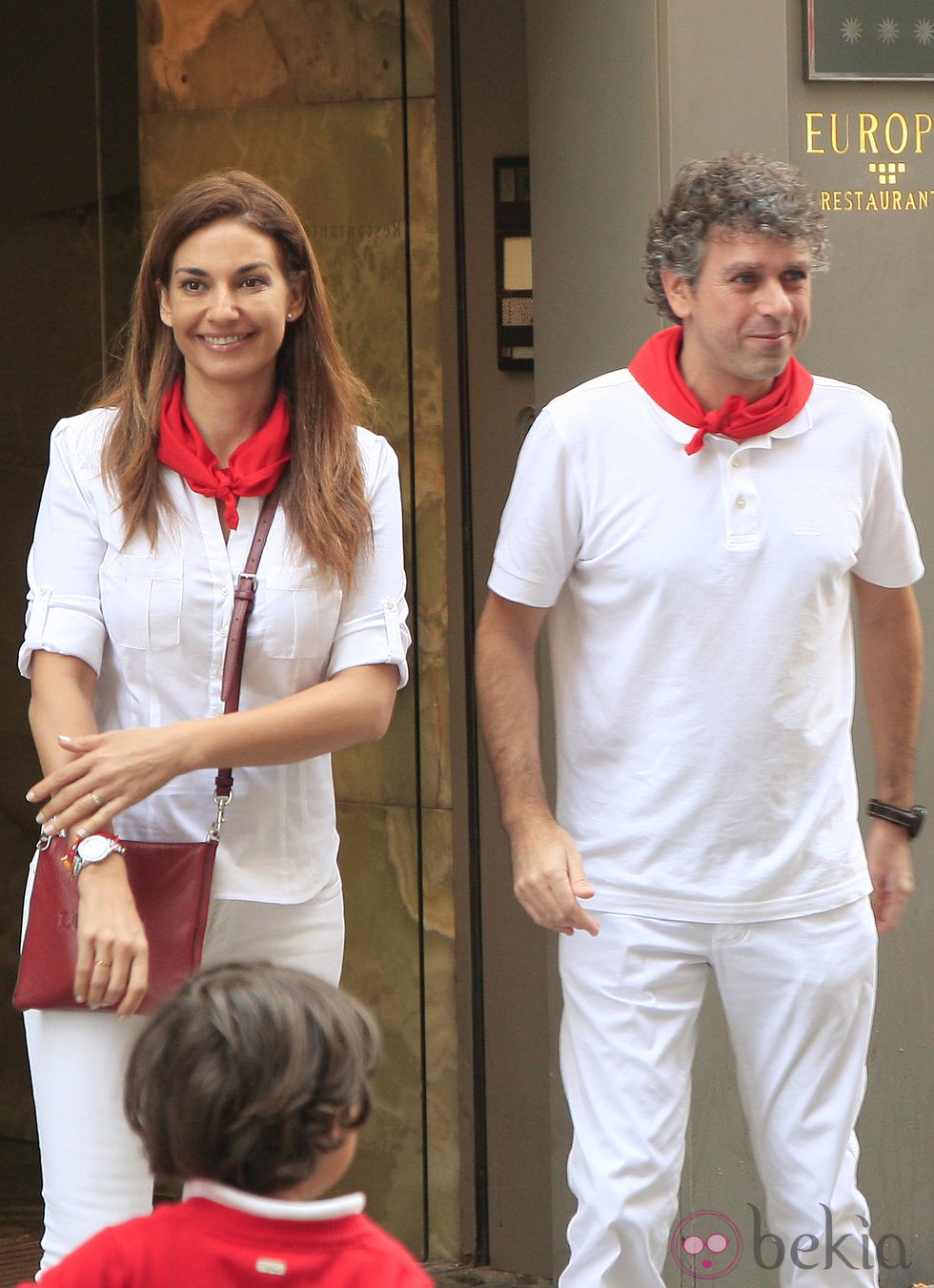 Mariló Montero y Santiago González en los Sanfermines 2011