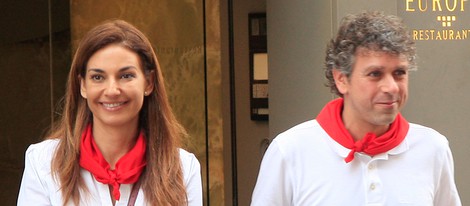 Mariló Montero y Santiago González en los Sanfermines 2011