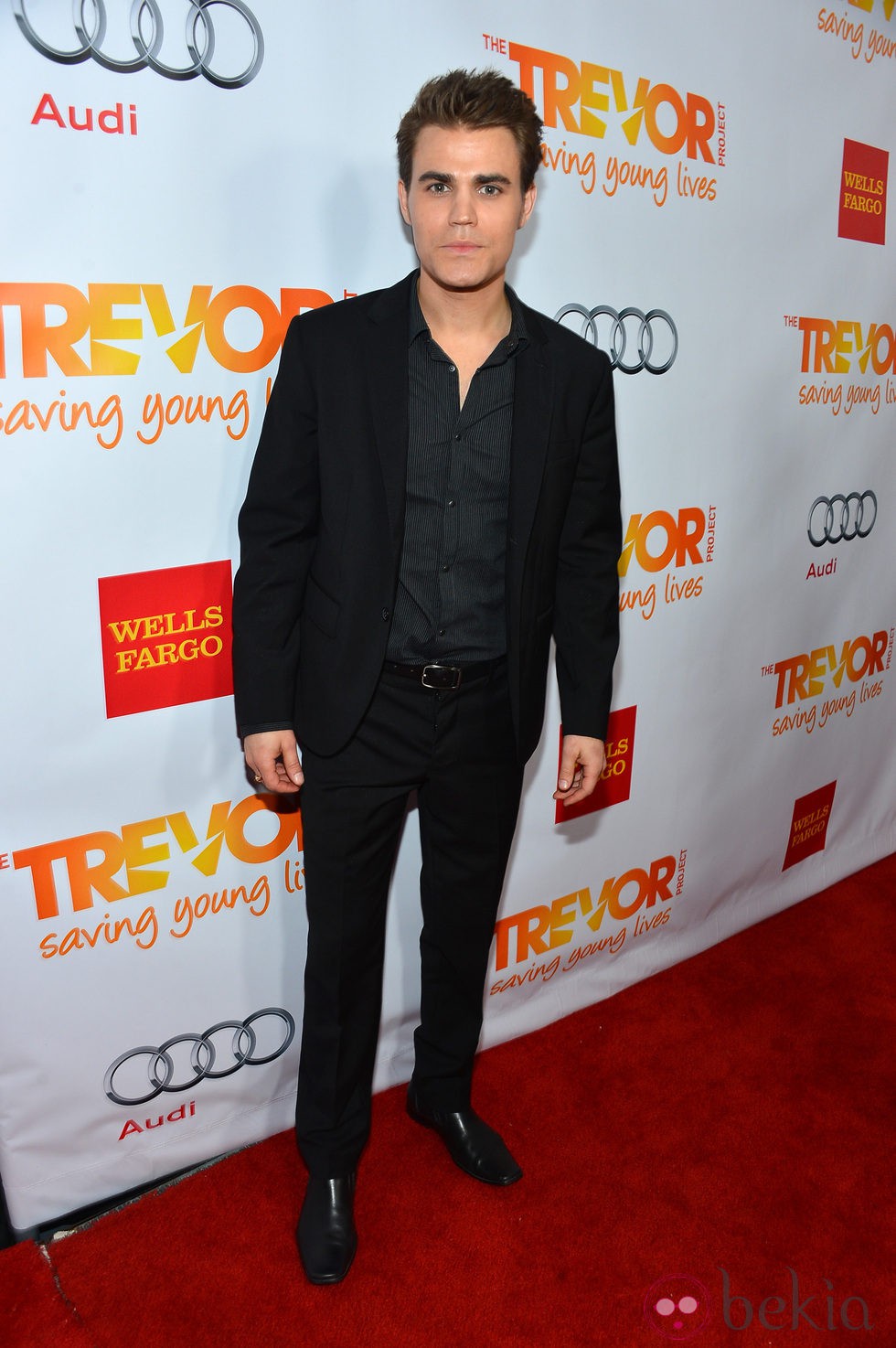 Paul Wesley en la Gala Trevor 2012